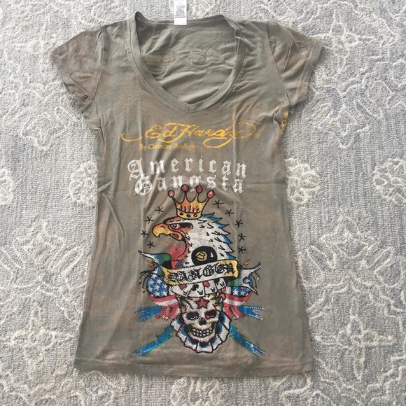 Ed Hardy Tops - S Ed hardy tee